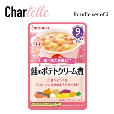 KEWPIE HA-6 SALMON & VEGETABLES IN POTATO CREAM SAUCE x 3