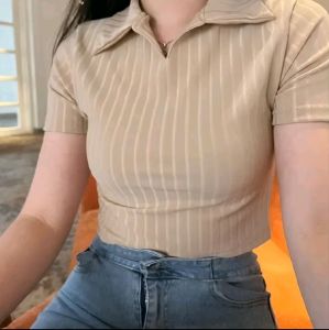 LIVIA BLOUSE KNITE LENGAN PENDEK/ATASAN REMAJA BAHAN KNITE TERBARU GAYACROP KOREAN STYLE