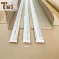 Phào chỉ nhựa ps, chỉ lưng 3cm hoa văn vàng. 
