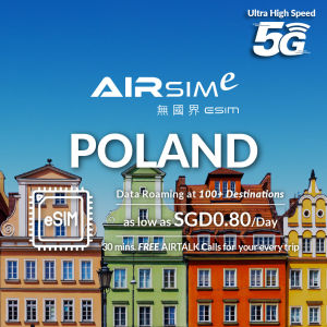 AIRSIMe Global Travel eSIM - Poland