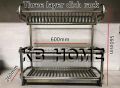 【KB HOME】【READY STOCK】【SUS304】【3 TIER】 Disk Rack Table with Dish Rack Table Top Dish Rack 3 Tier Kitchen Dish Rack. 