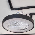 LED Ceiling Fan Light Round Ceiling Light with Fan Remote Control. 