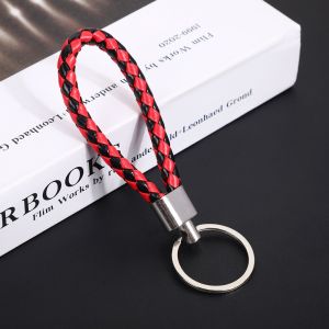 BW-C1198 Gantungan Kunci Kulit Braided Kepang Aksesoris Mobil Motor Tas Wanita / Keychain Ganci