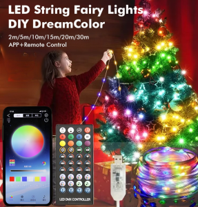 【🏅No1.】Environmentally Friendly Christmas Lights Decorative Lamps Adjustable Brightness Sense of Atmosphere Energy Efficient and Durable Multifunction LED Decorative Light