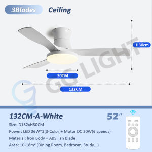 (5-Year Warranty) Retro Ceiling Fan with Light Retro Fan Shaped Pendant Light for Kitchen Island Restaurant Living Room Bedroom Chandelier Interior Lighting Hanging Fixture