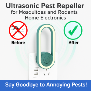 Ultrasonic Mosquito Repellent To Prevent Mosquitoes And Animals From Biting Highly Effective Mosquito Repellent家用驱蚊驱鼠驱虫器