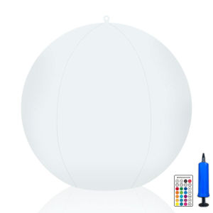 Luminous spherical light water float light solar light inflatable light swimming pool light waterproof garden villa landscape light