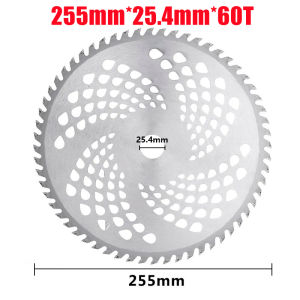 255mm 10" Grass Cutter Blade Brush Cutter Blade 40t/60t Carbide Blade TCT Kawasaki TD40 Honda 4 Stroke Grass CutterGX35 2 Stroke Grass Cutter Brush Cutter Lawn Mower Mawer Fujihama Robin EH035 TJ45E Talim Spare Parts Accessories