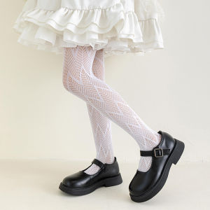 LOlanta Girls Lace Tights Kids Fishnet Mesh Stockings Halloween Cosplay Pantyhose Ballet Gymnastics Practice Legging Socks