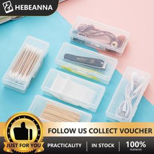 hebeanna กล่องยาแบบพกพาสำหรับเดินทางกล่องใส่สำลีกล่องใส่เครื่องประดับไหมขัดฟันกันฝุ่นกล่องเครื่องประดับ