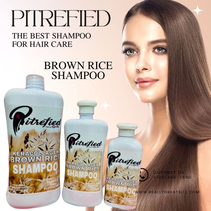 PITREFIED, BROWN RICE SHAMPOO | Lazada PH