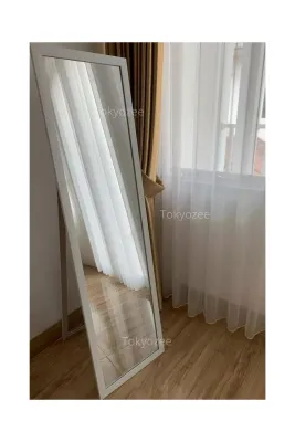 PENGIRIMAN SELURUH INDONESIA ! KACA CERMIN STANDING 2IN1 UK 127 X 35 STANDING MIRROR HIGH QUALITY CERMIN FULL BODY CERMIN BADAN HQ