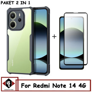 Promo Paket 2in1 Case Xiaomi Redmi Note 14 4G Shockproof Free Screen Guard Kaca