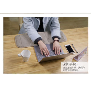 Desktop Table Matt Wrist Arm Elbow Hand Rest Memory Foam Cushion Protector Keyboard Mouse Pad for Home and Office