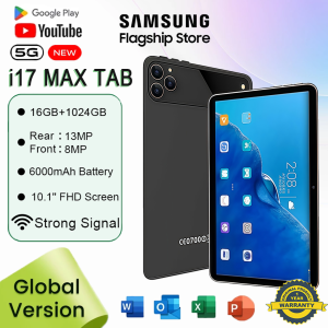 New i17 MAX Tablet 10.1 inch Android Tablet 16GB+1024GB Brandnew sealed Gaming Tablet 6000mAh Dual SIM with Keyboard Pen Spark pro tablet PK Samsung Tablet