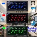 CX-2158 นาฬิกาดิจิตอลLED นาฬิกาตั้งโต๊ะและแขวนพนัง นาฬิกาดิจิตอลตั้งปลุกได้ เสียบชาทบนรถและไฟบ้าน💢พร้อมหัวชาท2แบบ พร้อมส่ง💢. 