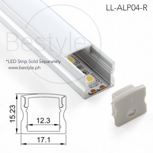 LED ALUMINUM PROFILE CHANNEL SLIM 1 METER X 2 PCS SALE