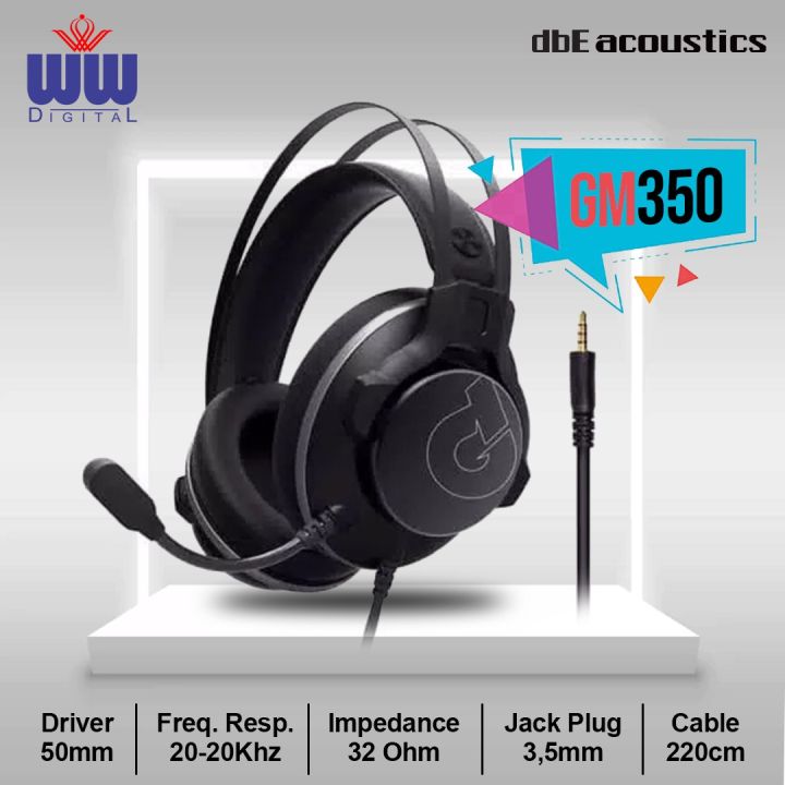 Headphone dbE acoustics GM350 Professional Gaming Headphone - Garansi