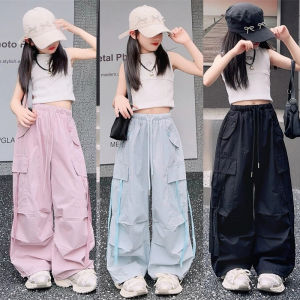 ✨กางเกงคาร์โก้เด็กสไตล์เกาหลี 💖 ขาบางหลวม ใส่สบาย ไม่อึดอัด! แฟชั่นเท่ๆ ใส่ได้ทุกวัน 🎒