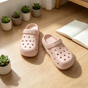 [Free Shipping] 2026 Summer Eva Thick-Soled Soft Pink Anti-Slip And Anti-Odor WomenS Clogs For Early Morning Commuting