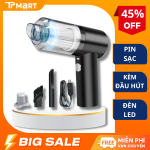 Máy hút bụi cầm tay không dây công suất 120W Máy hút bụi mini pin sạc Máy hút bụi giường nệm Máy hút bụi máy tính