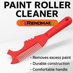Renomax Multi-Purpose Paint Roller Cleaner Roller Cleaner Brush Cleaner Durable Ergonomic Handles for Painting Tool