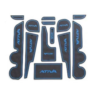 PERODUA ATIVA INTERIOR SLOT MAT Rubber Anti-slip Carpet Car Kapet Accessories Coaster Slotmat