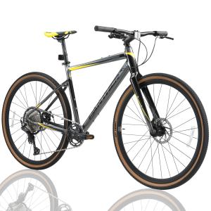 Xe đạp Gravel đa địa hình PANTHER HADES bánh 700C khung nhôm 7075 12 cấp phanh đĩa cơ dùng cắm trại và đi đường dài