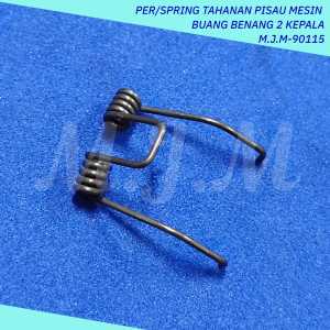 Per clippler / spring Tahanan Pisau Mesin Buang Benang 2 Kepala M.J.M-90115 ( mesin jahit konveksi )
