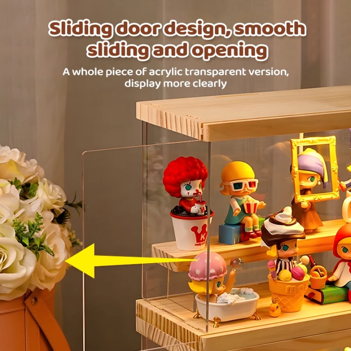4/5Layers%20Acrylic%20Display%20Box%20Toy%20Storage%20Case%20Dustproof%20Desktop%20Organizer%20Storage%20Wooden%20Display%20Box%20With%20Lights%20-%20Image%207