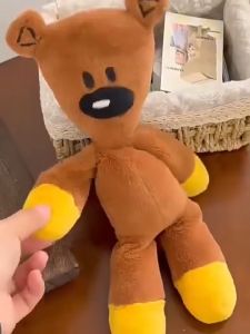 CuddleCove Mr.Bean Teddy Bear Plush Toy Cute Soft Fluffy Teddy Bea Toy Cartoon Plushie Doll Kids Birthday Gift
