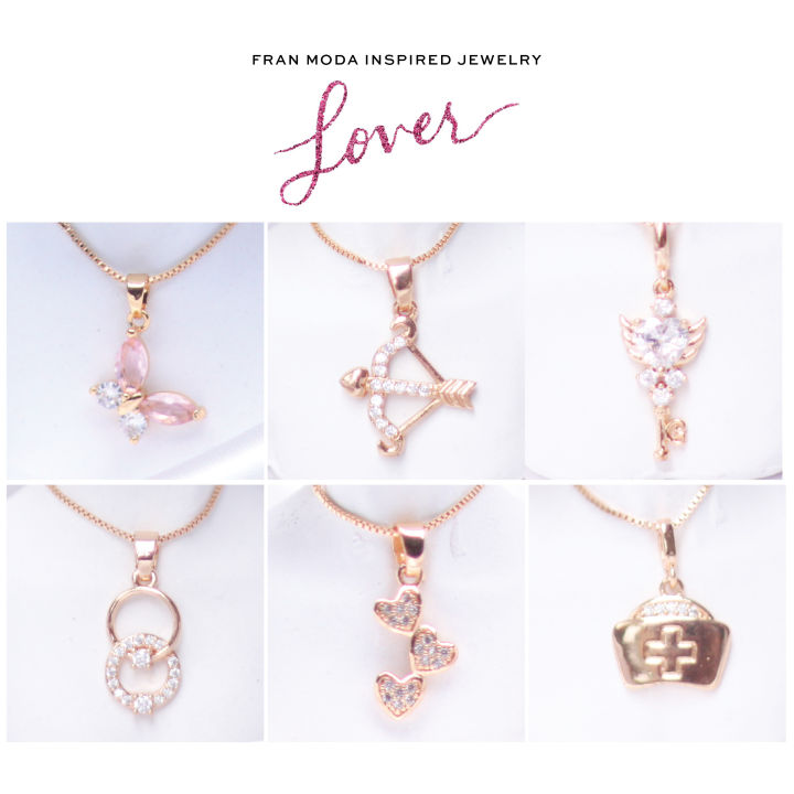 FRAN MODA LOVER Taylor Swift Inspired Necklace Collection Rose