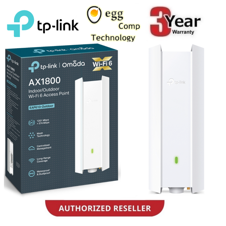 TP-LINK EAP610 OUTDOOR AX1800 OUTDOOR WIFI 6 ACCESS POINT | Lazada