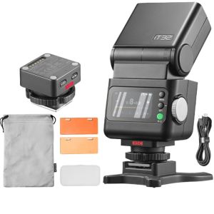 Godox IFlash IT32 Flashlight With Glass Film X5 TTL Wireless Magnetic Flash Trigger HSS Rotating Head Speedlite For C/N/S/F/O/L