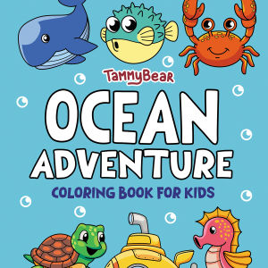 Fun & Easy Ocean Coloring Books for Kids Ages 4+