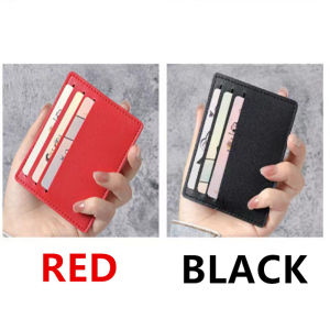New Leather Credit Card Case Mini ID Card Holder Small Purse For Man Slim Mens Wallet Cardholder
