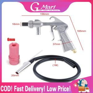 【Sandblaster】Sandblaster Feed Blast Gun Air Siphon Sand Blasting Abrasive Gun Ceramic Nozzles Tips Kit Power Tools Spray Gun Airbrush