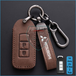 Ốp Chìa Khóa Xe Mitsubishi Xpander Xforce Destinator Outlander Attrage Pajero Sport Triton Hợp Kim Cao Cấp Mẫu Samurai