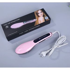 TV010 Negative Ion Hair Straightening Comb Dual-purpose Hair Curly Straightening Iron Comb Hairdressing Comb