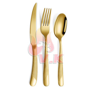 Heavy Duty Dinner Cutlery Set Spoon And Fork Set Stainless Steel Flatware Gold Silver Dinnerware Set Kitchen Utensil Set
