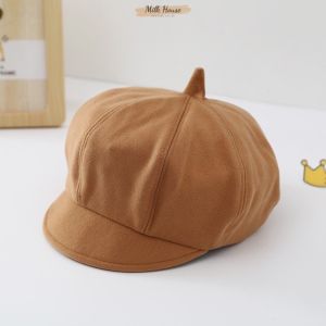 Mũ nón beret thời trang mùa thu cho bé gái phong cách Hàn Quốc dễ thương