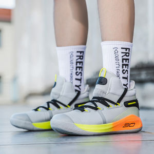 Ready Stock 40-44 Sepatu Basket NBA Steven curry 5 style Basketball shoes Kualitas Pria Wanita Bernapas Skate Sepatu Olahraga Luar Ruangan Fashion Lembut Sepatu Kasual Tinggi untuk Membantu Ringan