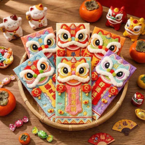 Twenty Twenty Six Year Of Horse Chinese New Year Red Envelopes Angpao Ang Pow Kids Red Packet Lunar New Year Spring Festival Lucky Money Prosperity Fortune Blessings