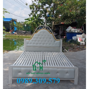 GIƯỜNG SẮT HỘP VUÔNG NL 666 CAO CẤP GIAO NHANH HCM