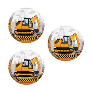 3 miếng xây dựng theo chủ đề giấy đèn đồ trang trí treo lên cho chủ đề tiệc sinh nhật centerpieces và trang trí sự kiện