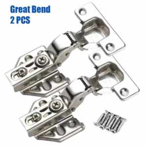 2Pcs Soft Close Concealed Hinges for Quiet Cabinet Doors