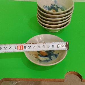 30 chén tép vẽ gà thủ công nam bộ loại 2 ( đã được xử lý lán giá sale)