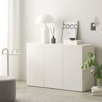 KEKEE Modern Sideboard Storage Cabinet with Drawer Wooden Kitchen Cabinet Dining Room Living Room Organizer Multipurpose Cabinet 餐边柜客厅收纳斗柜