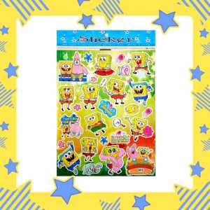 [KH] Gambar Tempel Laser Sticker Stiker Laser Anak Karakter Kartun Hewan Animal Zoo