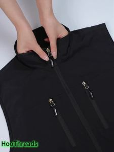Mens Lightweight Softshell Vest with Zipper Pockets Windproof Sleeveless Jacket for Hiking Golf Outdoor Outwear Windbreaker2026